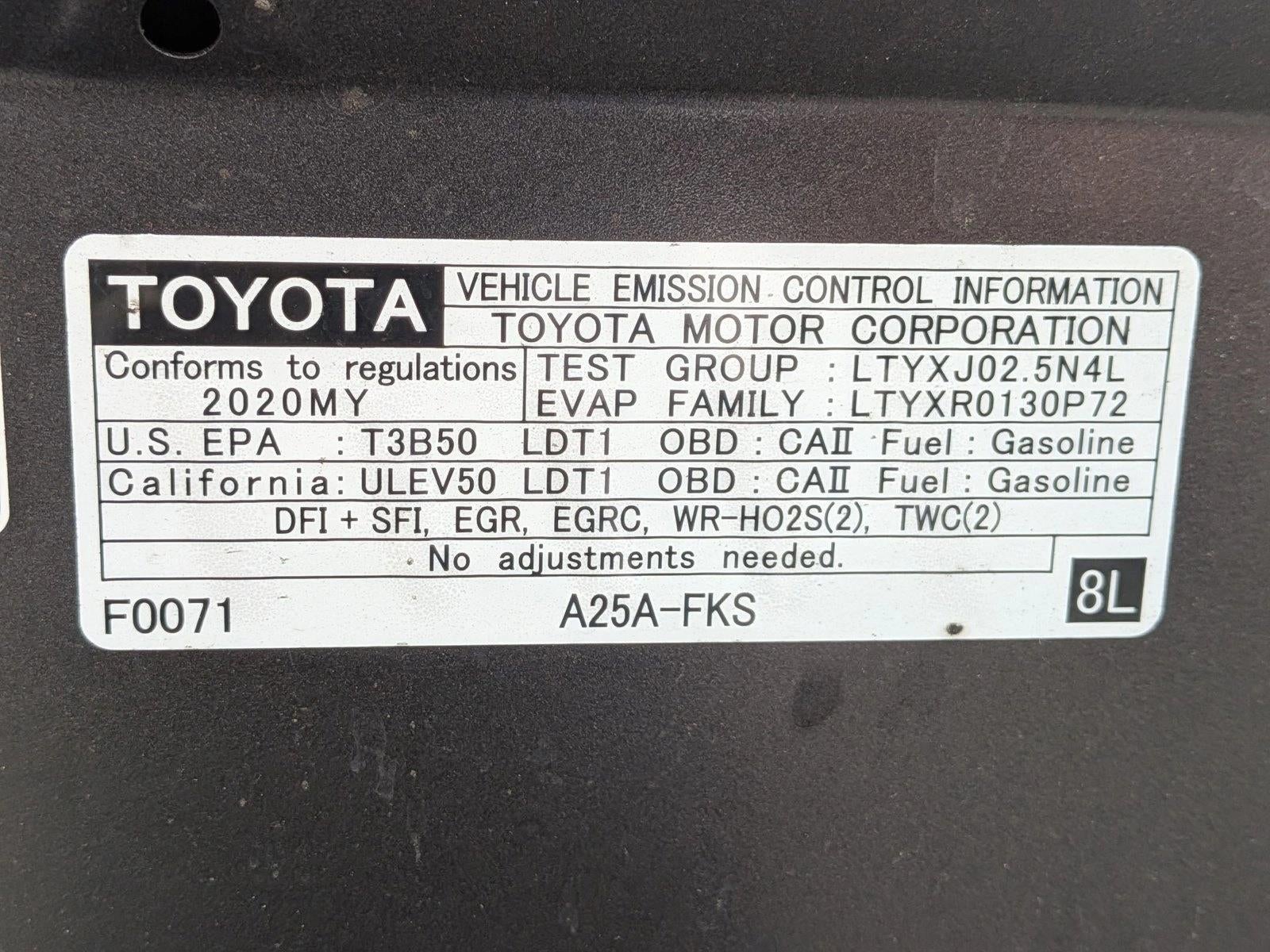 2020 Toyota RAV4 XLE FWD (GS)