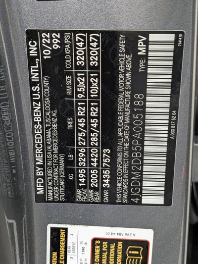 2023 Mercedes-Benz EQS EQS 450+ SUV