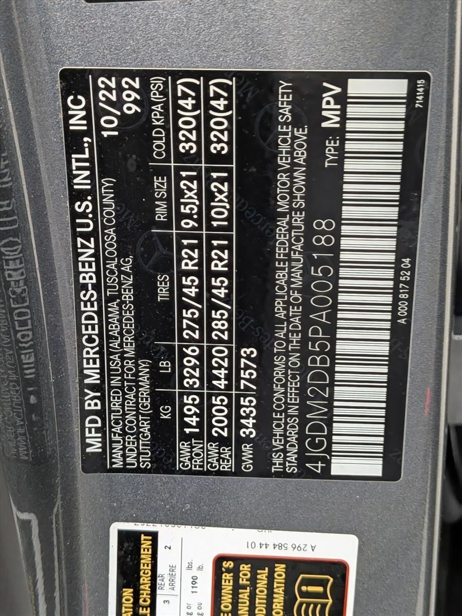 2023 Mercedes-Benz EQS EQS 450+ SUV