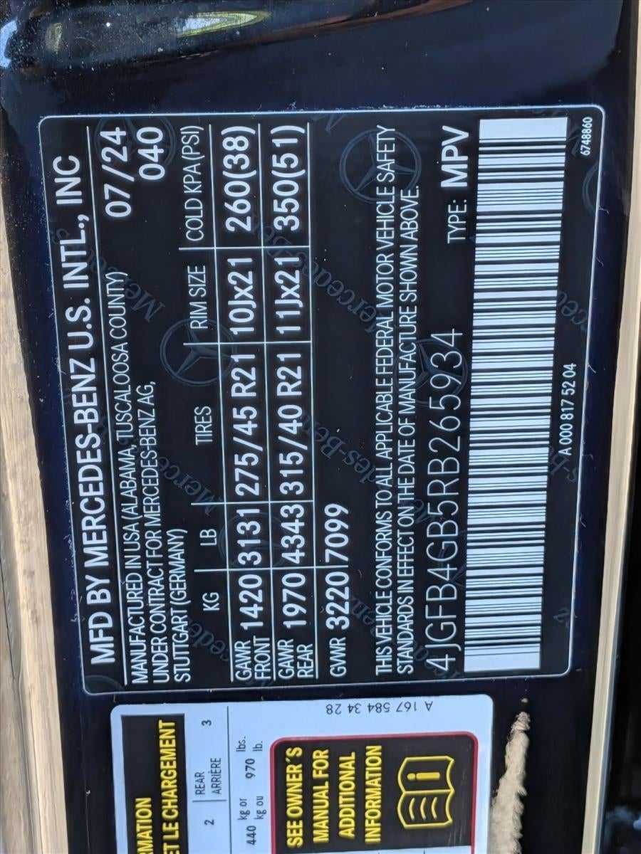 2024 Mercedes-Benz GLE GLE 450e Plug-In Hybrid 4MATIC® SUV