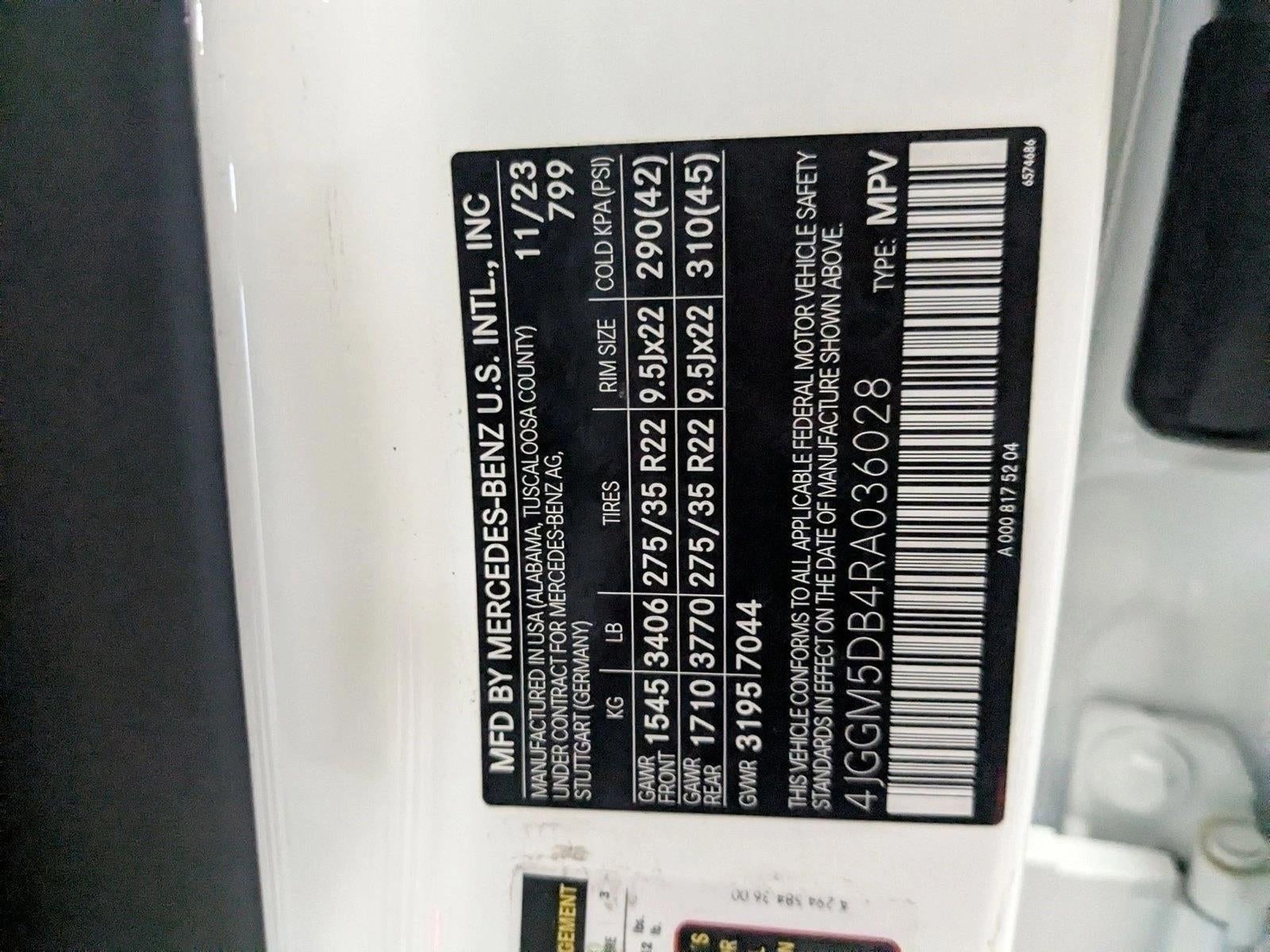 2024 Mercedes-Benz EQE AMG® EQE 4MATIC®+ SUV