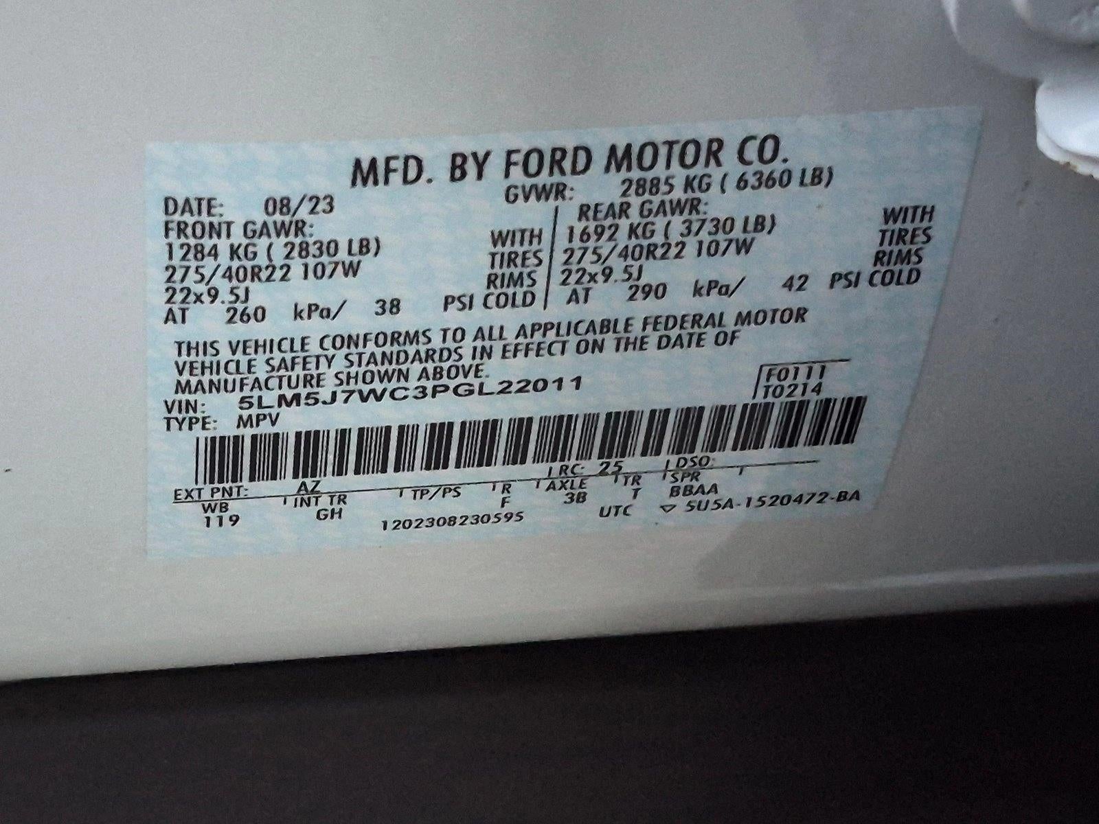 2023 Lincoln Aviator Reserve RWD