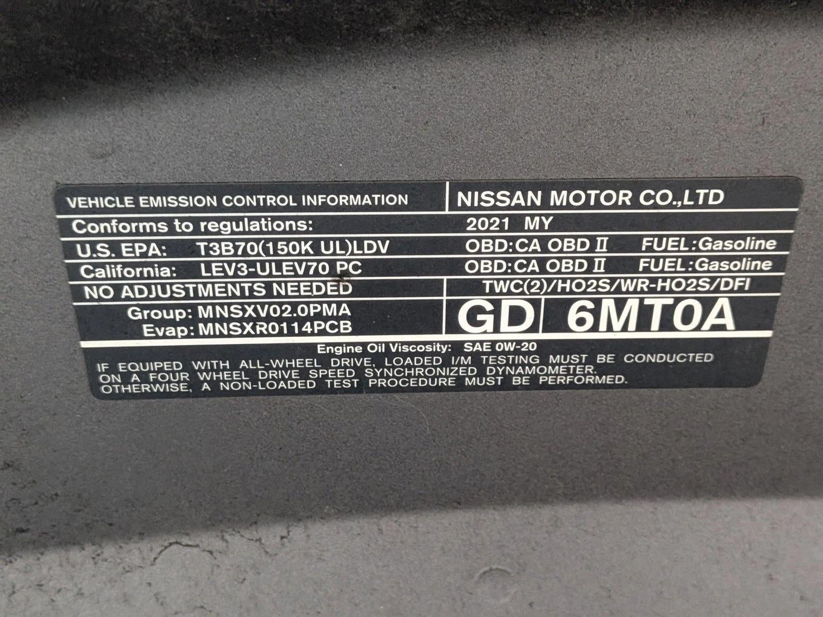 2021 Nissan Rogue Sport FWD S