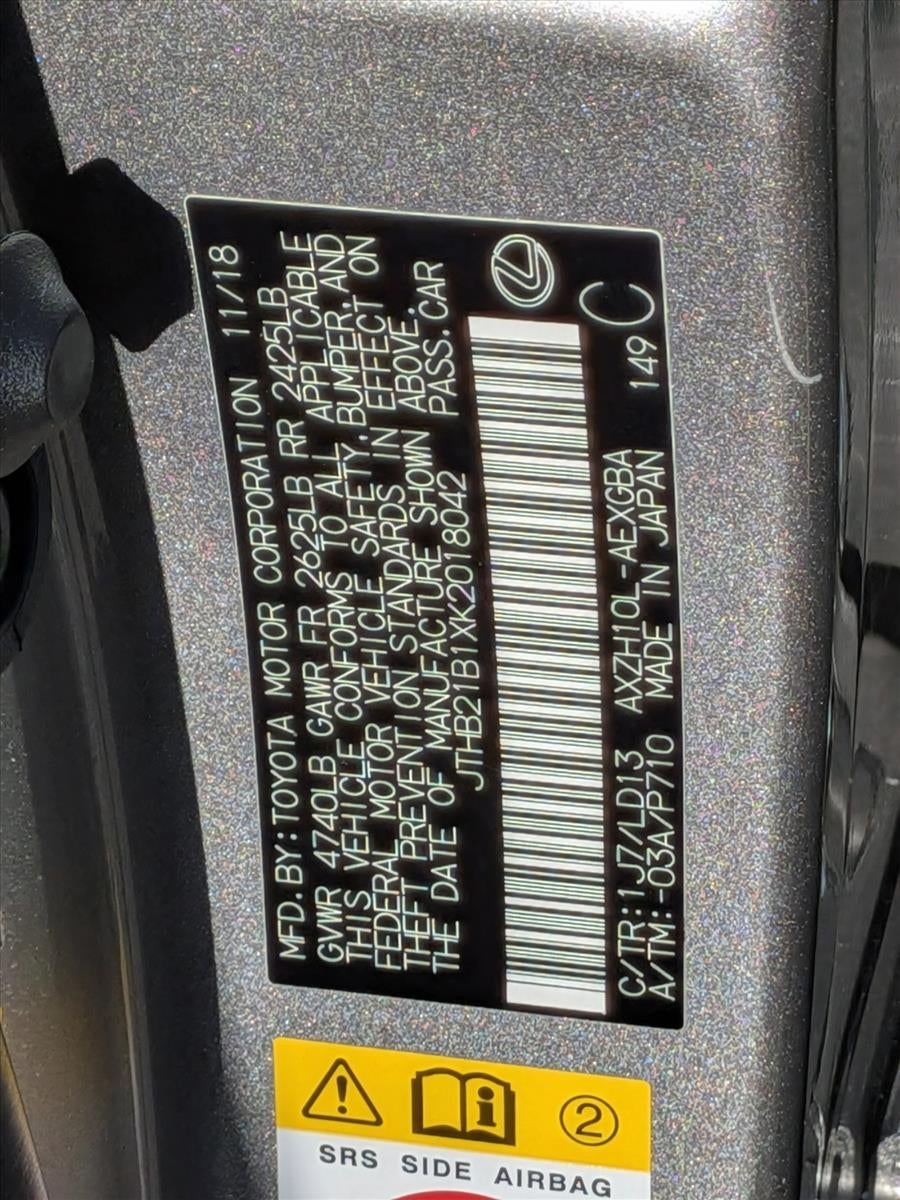 2019 Lexus ES 300h FWD