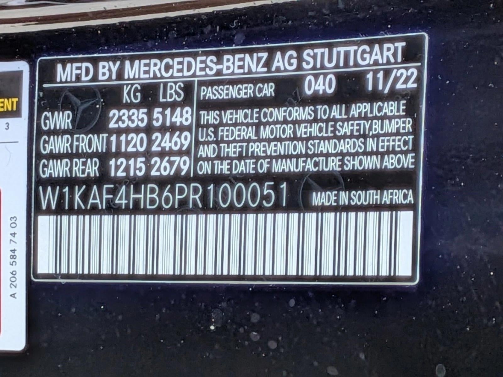 2023 Mercedes-Benz C-Class C 300 4MATIC® Sedan