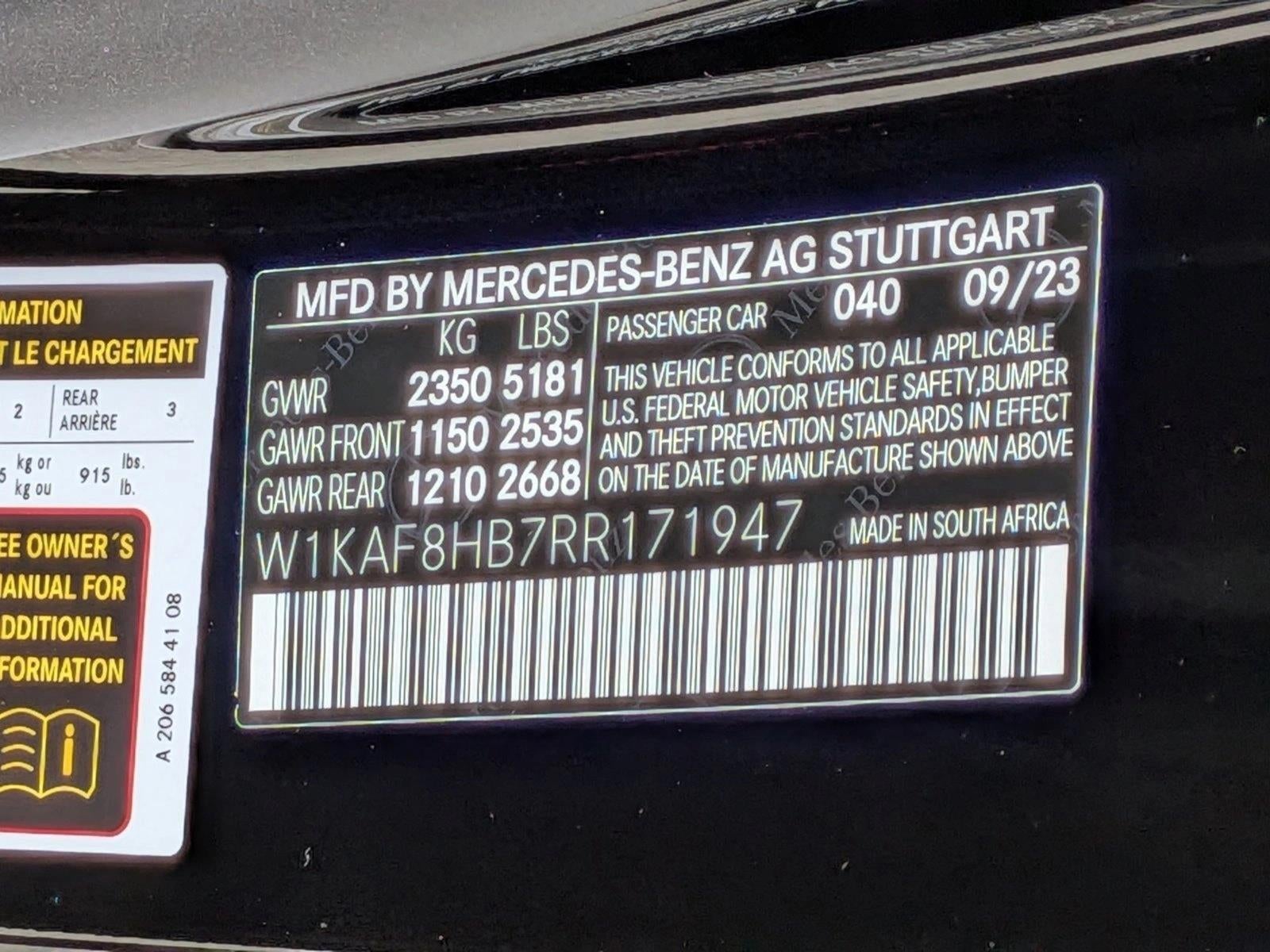 2024 Mercedes-Benz C-Class AMG® C 43 4MATIC® Sedan