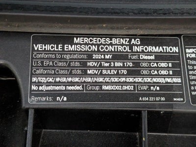 2024 Mercedes-Benz Sprinter Cargo Van 2500 Standard Roof I4 Diesel HO 144" AWD