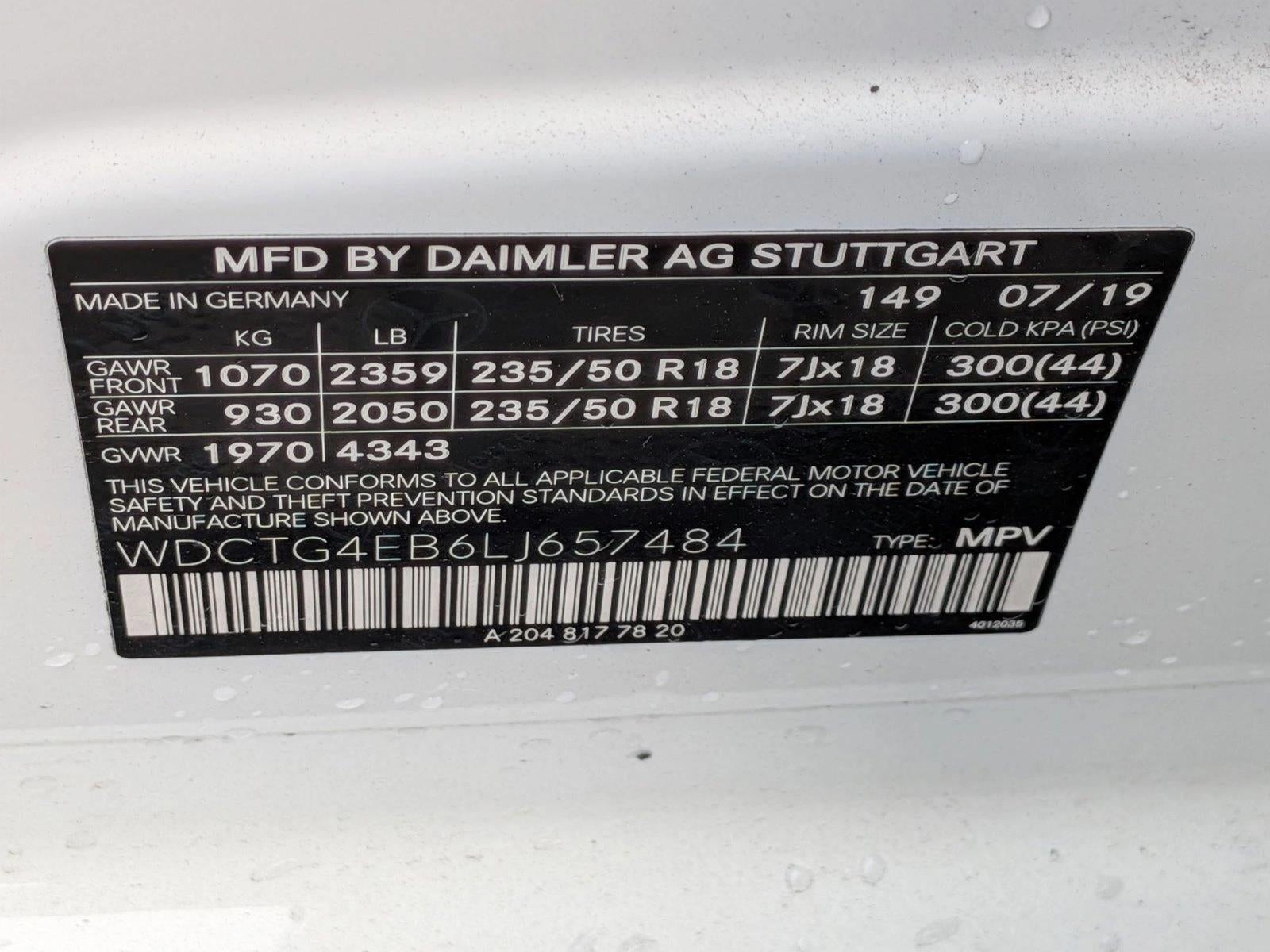 2020 Mercedes-Benz GLA GLA 250 SUV