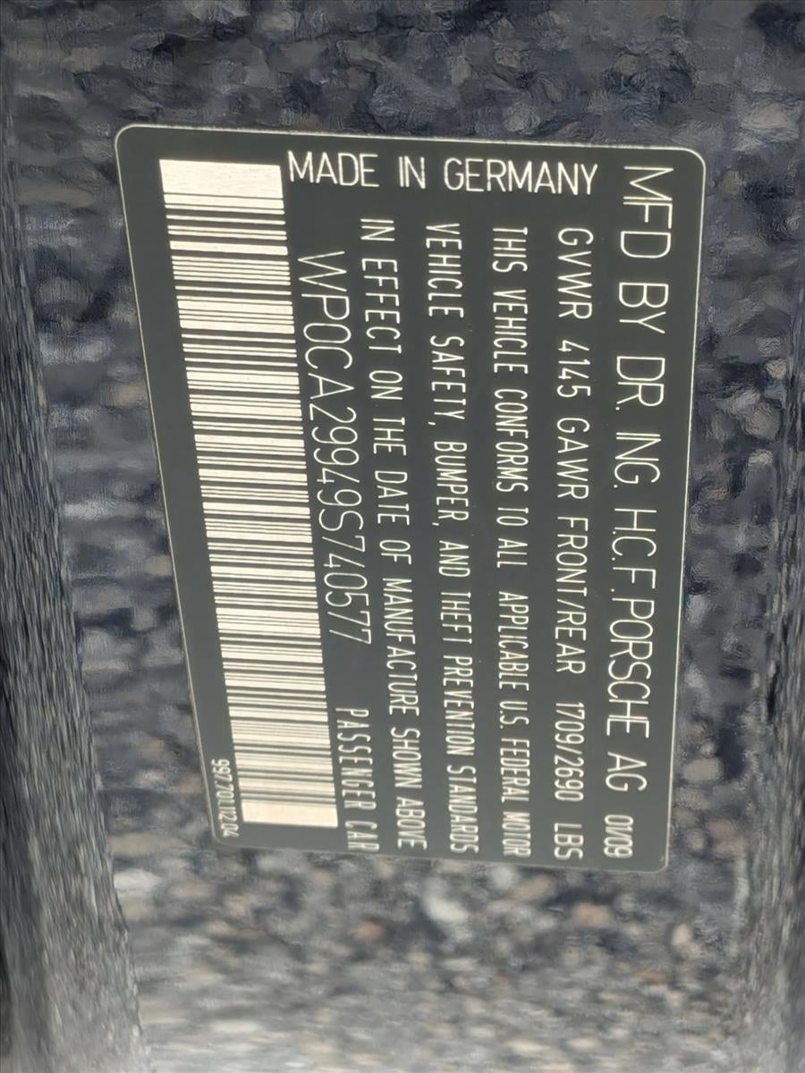 2009 Porsche 911 2dr Cabriolet Carrera