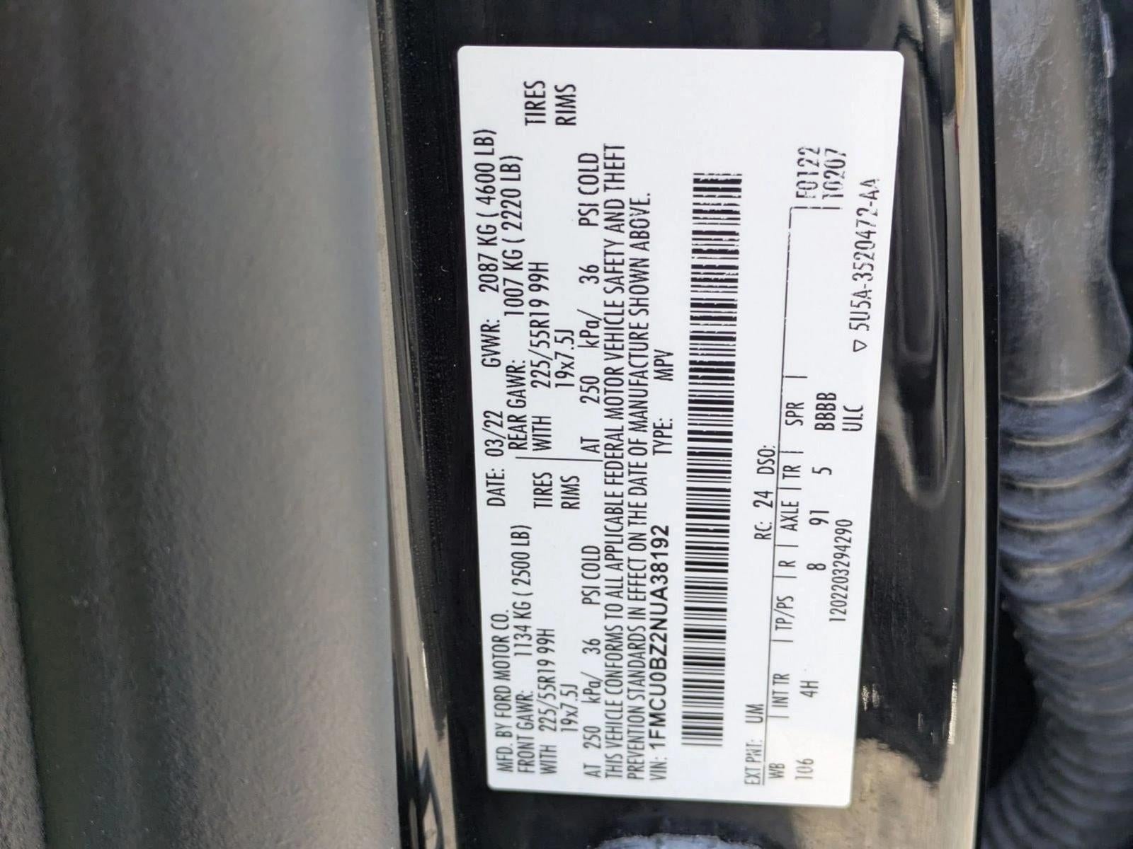 2022 Ford Escape SE Hybrid FWD