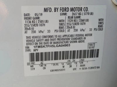 2020 Ford Explorer Limited RWD