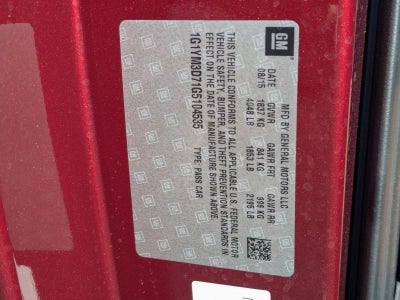 2016 Chevrolet Corvette Stingray Convertible Z51 3LT