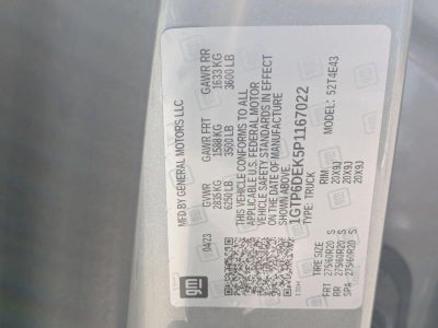 2023 GMC Canyon Crew Cab Short Box 4-Wheel Drive AT4