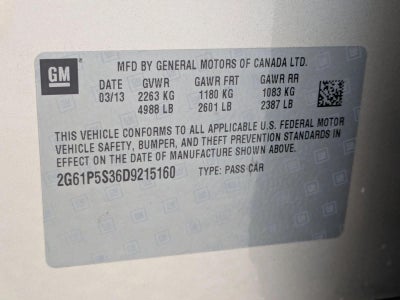 2013 Cadillac XTS 3.6L V6 FWD Luxury