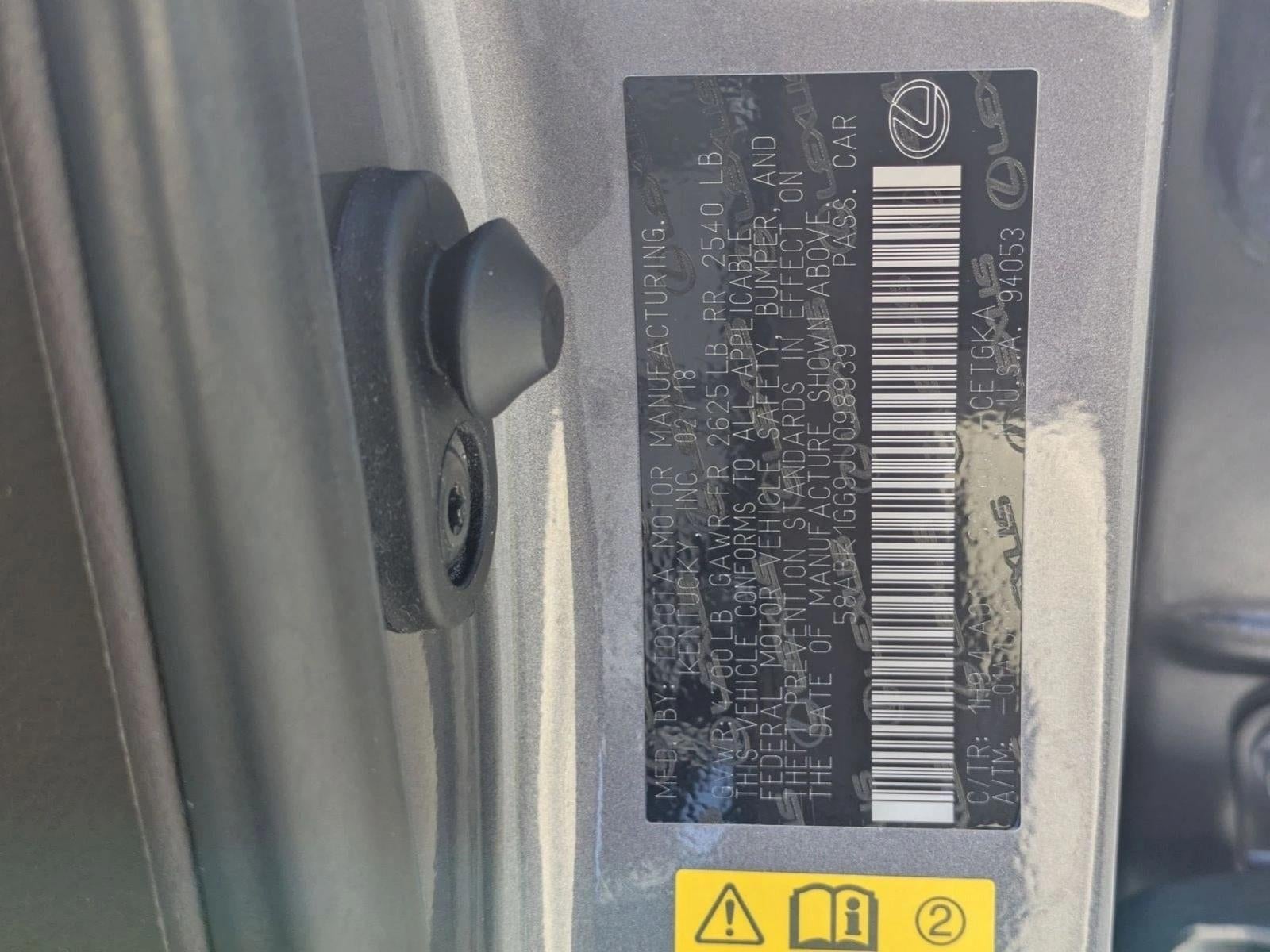 2018 Lexus ES 350 FWD