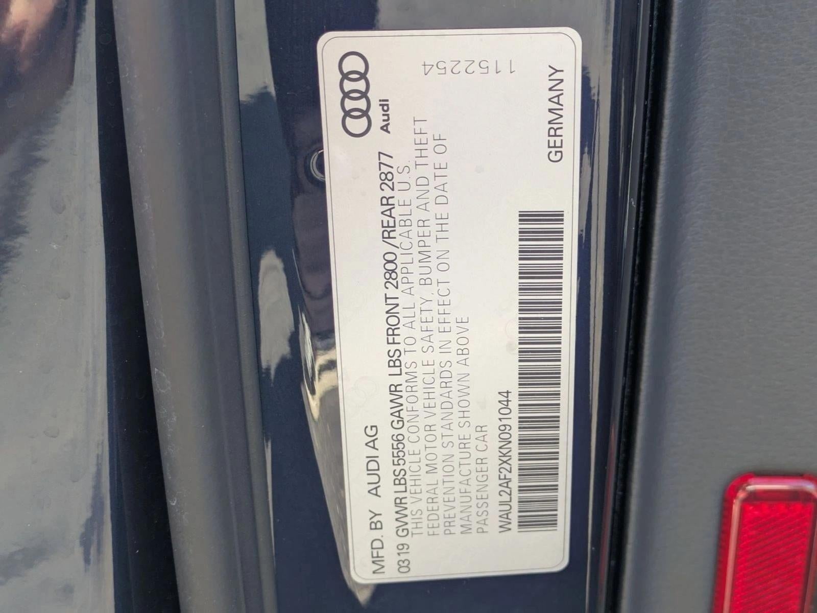 2019 Audi A6 Premium Plus 55 TFSI quattro