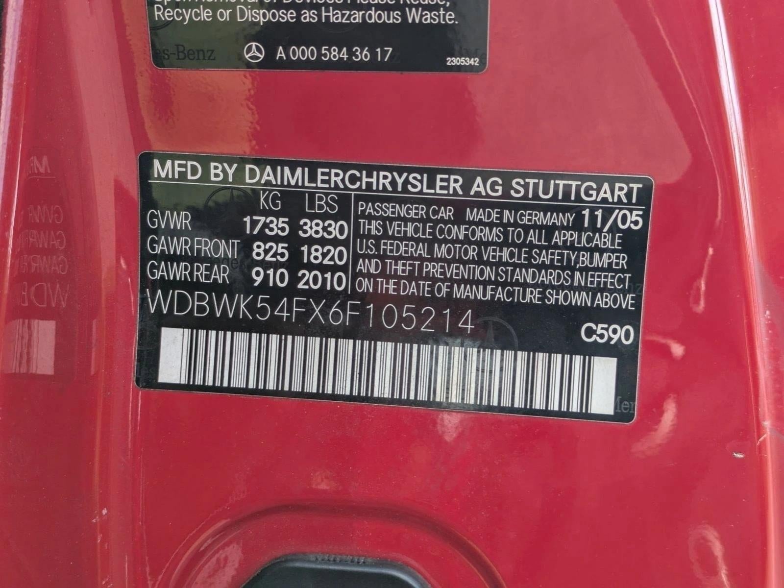 2006 Mercedes-Benz SLK SLK 280