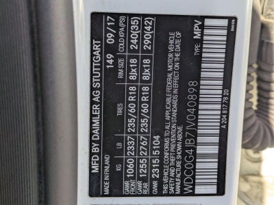 2018 Mercedes-Benz GLC GLC 300 SUV