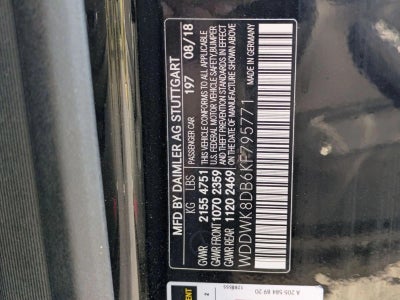 2019 Mercedes-Benz C-Class C 300 Cabriolet