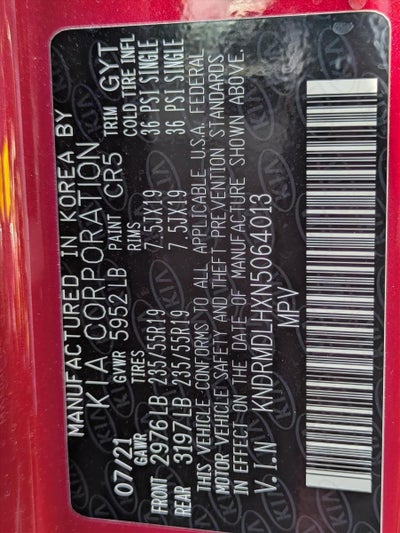 2022 Kia Sorento Plug-In Hybrid SX Prestige AWD