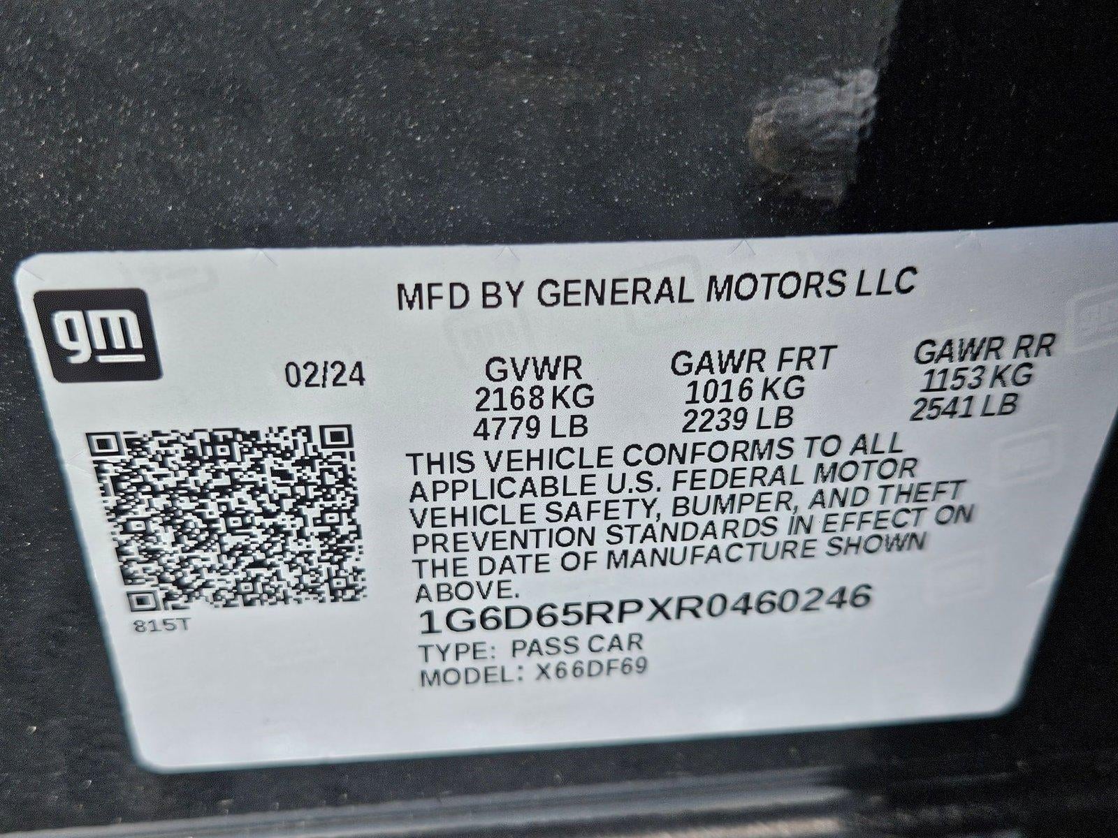 2024 Cadillac CT4-V 4dr Sdn Blackwing