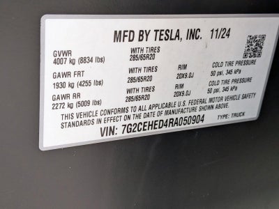 2024 Tesla Cybertruck AWD