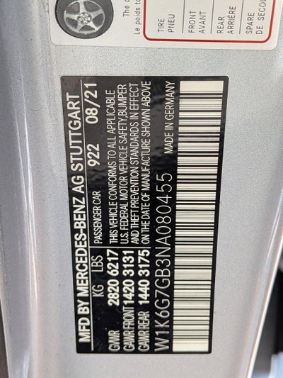 2022 Mercedes-Benz S-Class S 580 4MATIC® Sedan