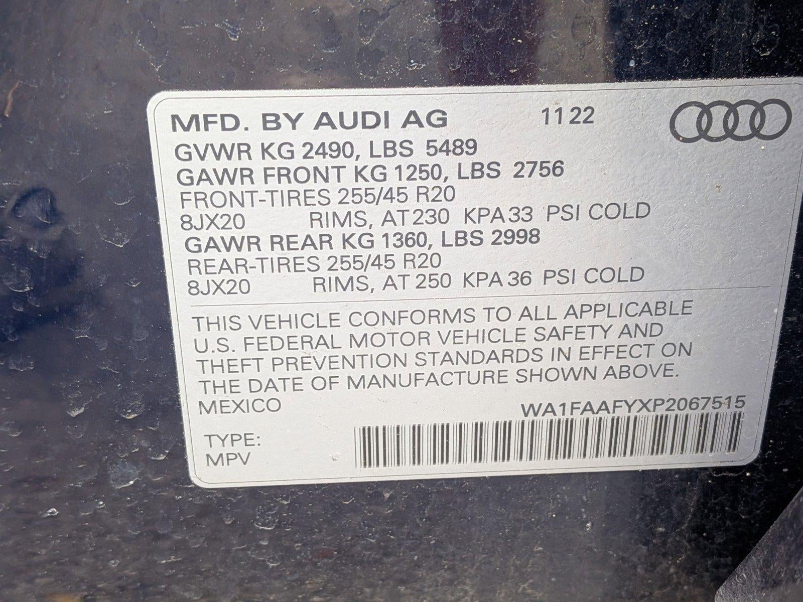 2023 Audi Q5 S line Prestige 45 TFSI quattro