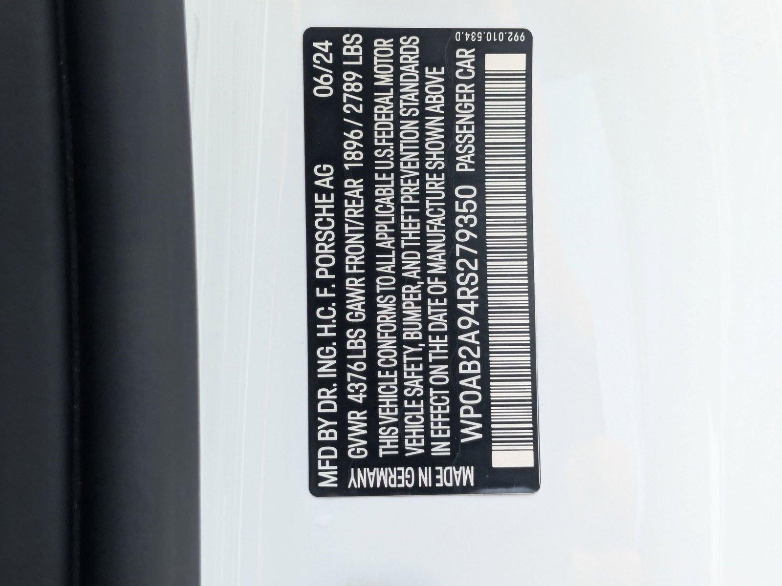 2024 Porsche 911 Carrera GTS Coupe