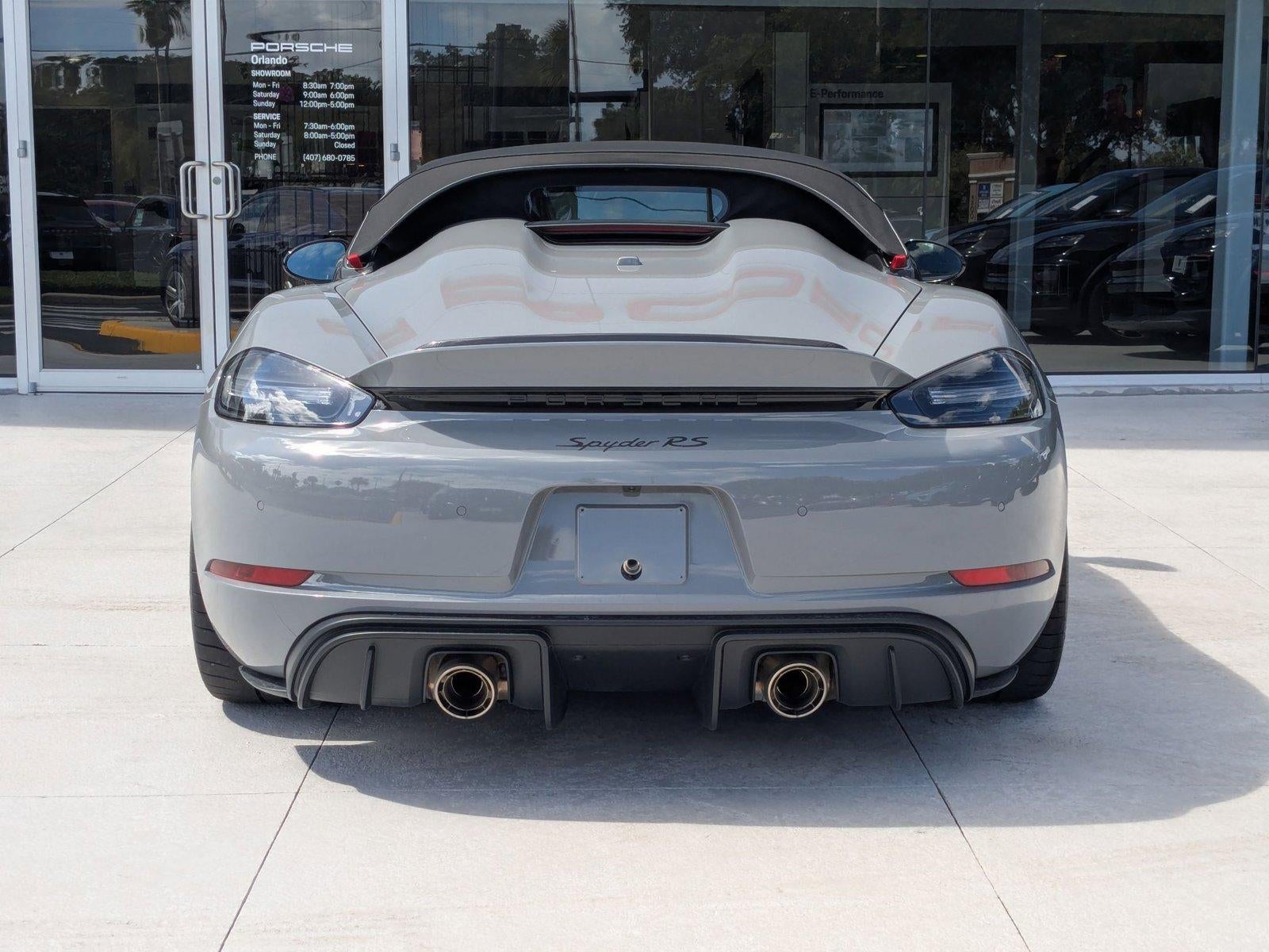 2025 Porsche 718 Spyder RS Roadster