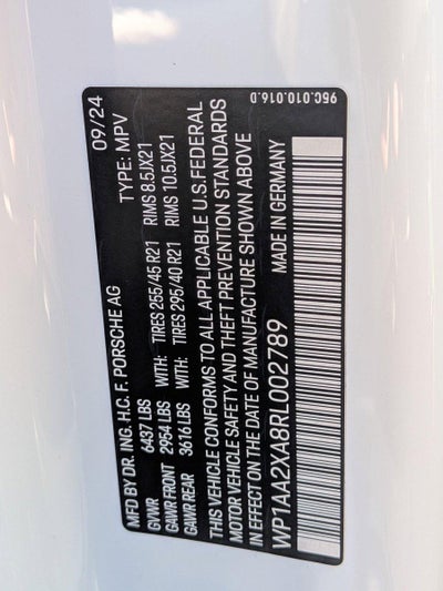 2024 Porsche Macan Electric 4 AWD