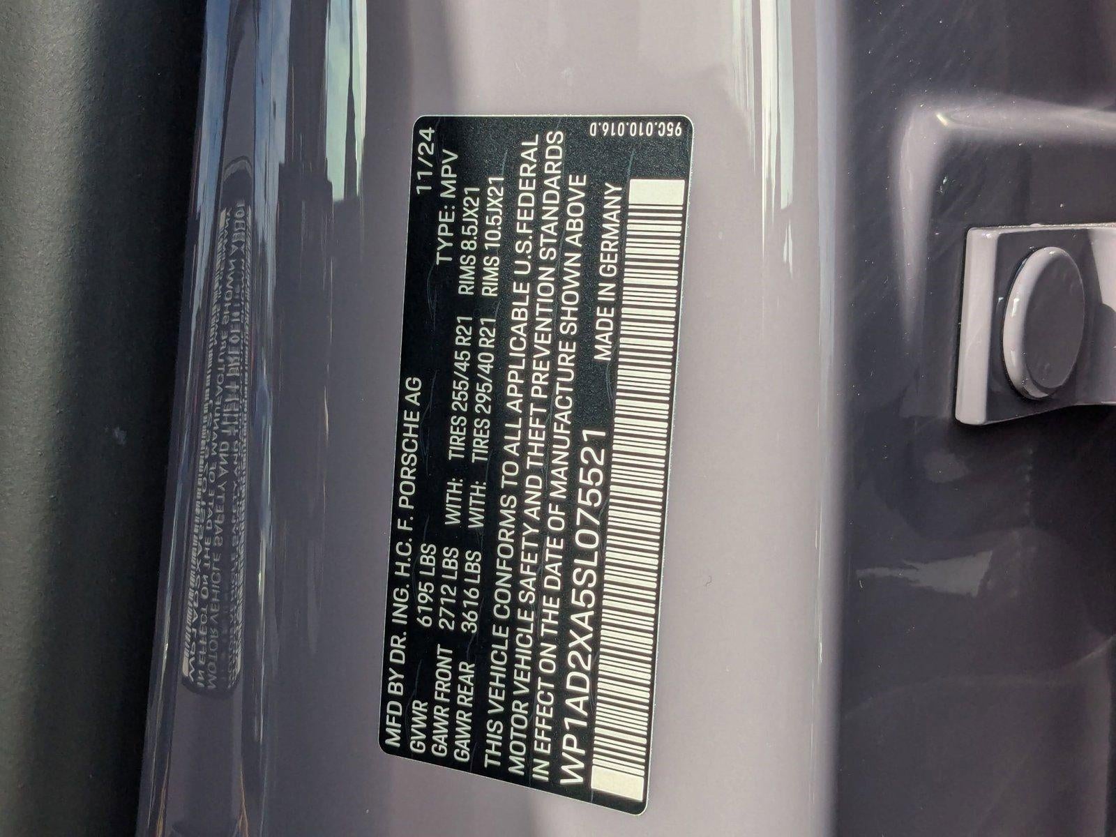 2025 Porsche Macan Electric RWD