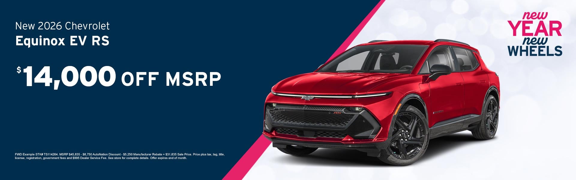 New 2026 Chevrolet Equinox EV RS Special