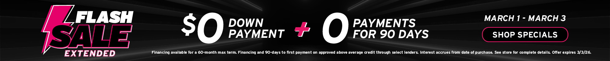 Flash Sale Extended