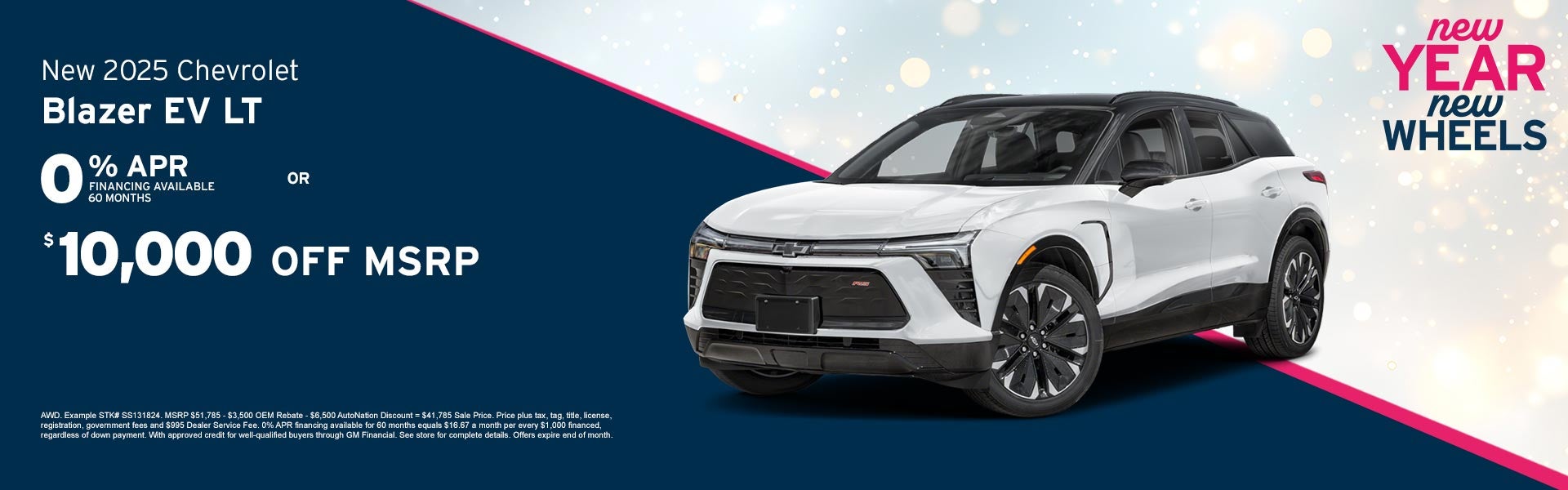 New 2025 Chevrolet Blazer EV APR Special